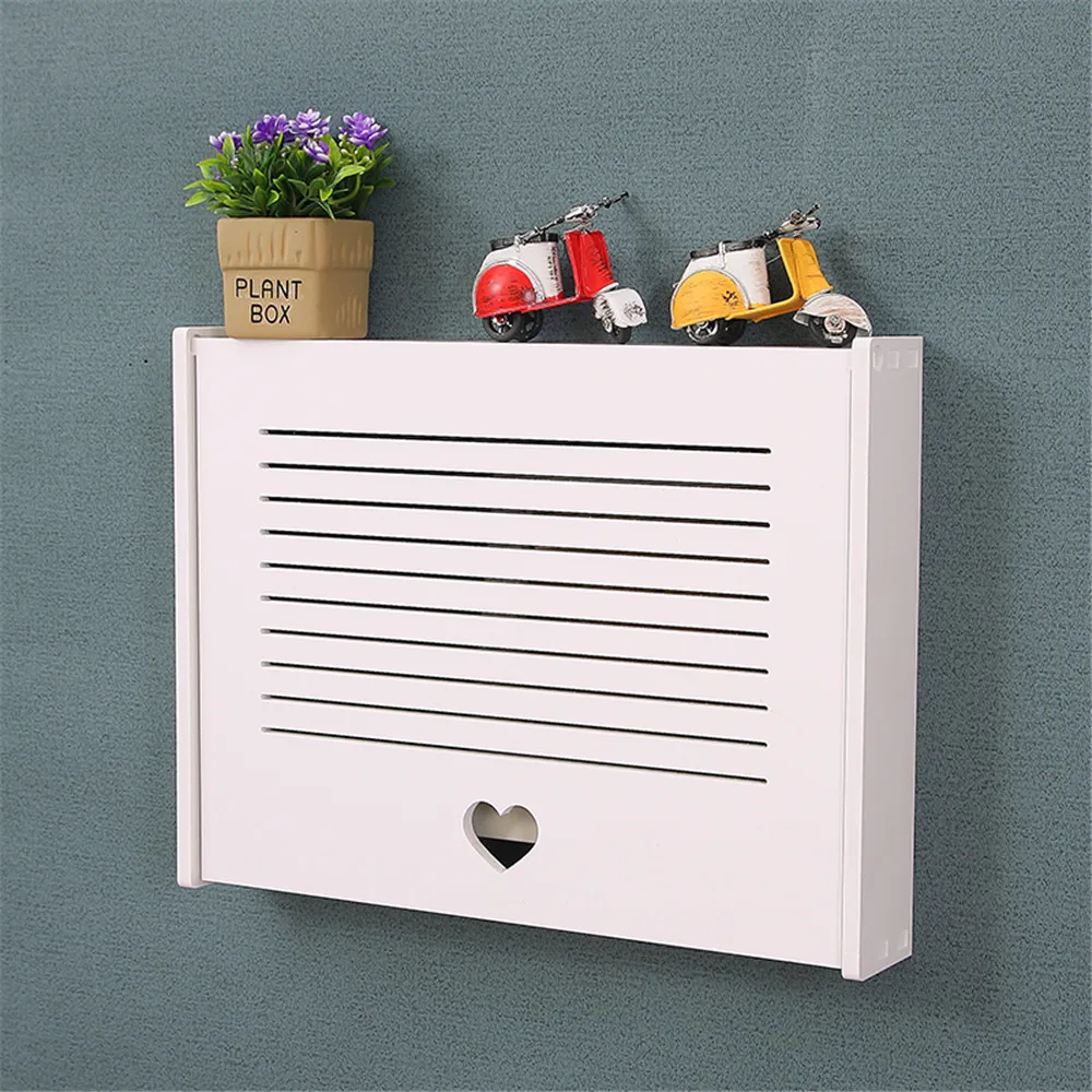 Electric Meter Box Punch-free Wall Ornament Meter Box Nordic Style Hollow Frame Cover Home Decoration Distribution Box Occlusion