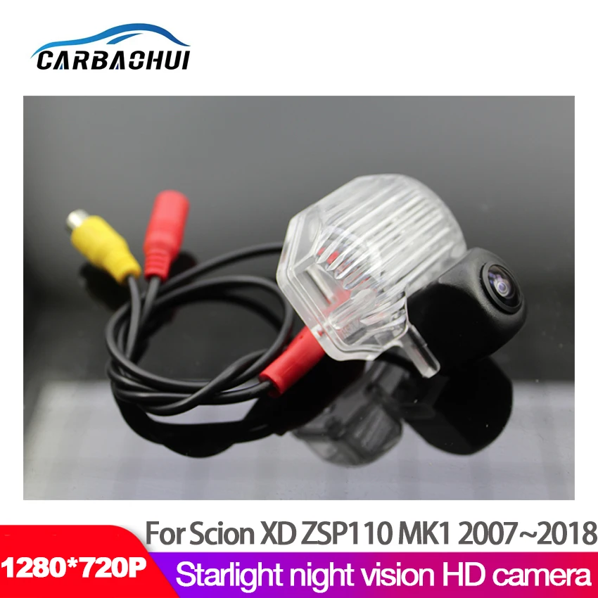 

Car Starlight Night Vision Car Rear View Reverse Backup Camera For Scion XD ZSP110 MK1 2007~2018 CCD HD high quality Car camera