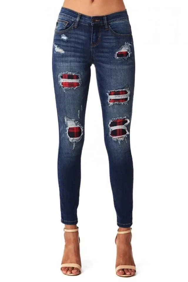 Venda imperdível calças jeans femininas rasgadas estampa de leopardo fashion stretch skinny jeans calças lápis casual de rua calças jeans hipster da moda