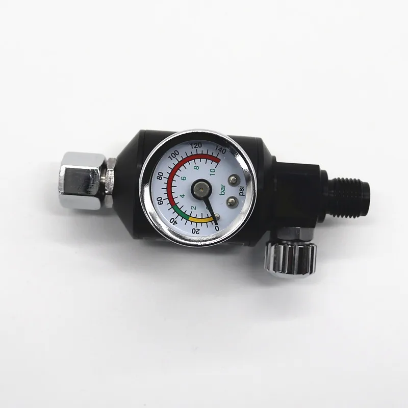 Air Regulator with Air Filter Spray Gun Air Regulator Gauge Air Spray In-Line Water Trap Filter Tools Paint Spray Gun Regulator
