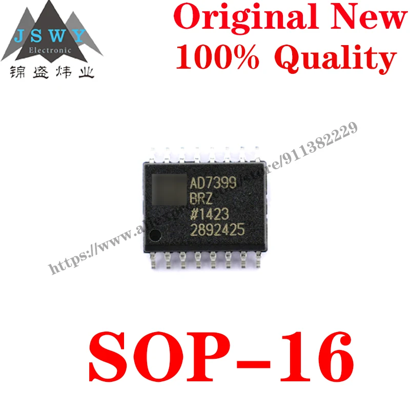 

5~10 PCS AD7399BRZ SOP-16 Semiconductor Digital to Analog Converter-DAC IC Chip with for module arduino Free Shipping AD7399BRZ