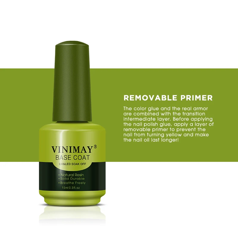 Vinimay-gel de unha mágico, removedor, base fosca, esmalte de unha, arte de unha, primer, salão de beleza