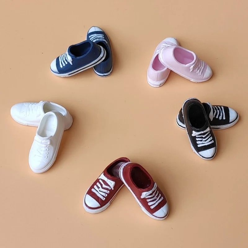 1 Pair 3.2cm blyth Licca Shoes Doll 1/6 Doll Sport Sneaker Shoes for blyh,licca,azone,kurhn doll accessories