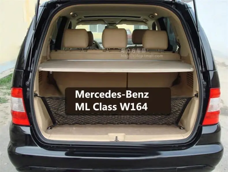 Rear Cargo Cover For Benz ML W164 ML300 ML320 ML350 ML500 2006-2012 Privacy Trunk Screen Security Shield Shade Auto Accessories