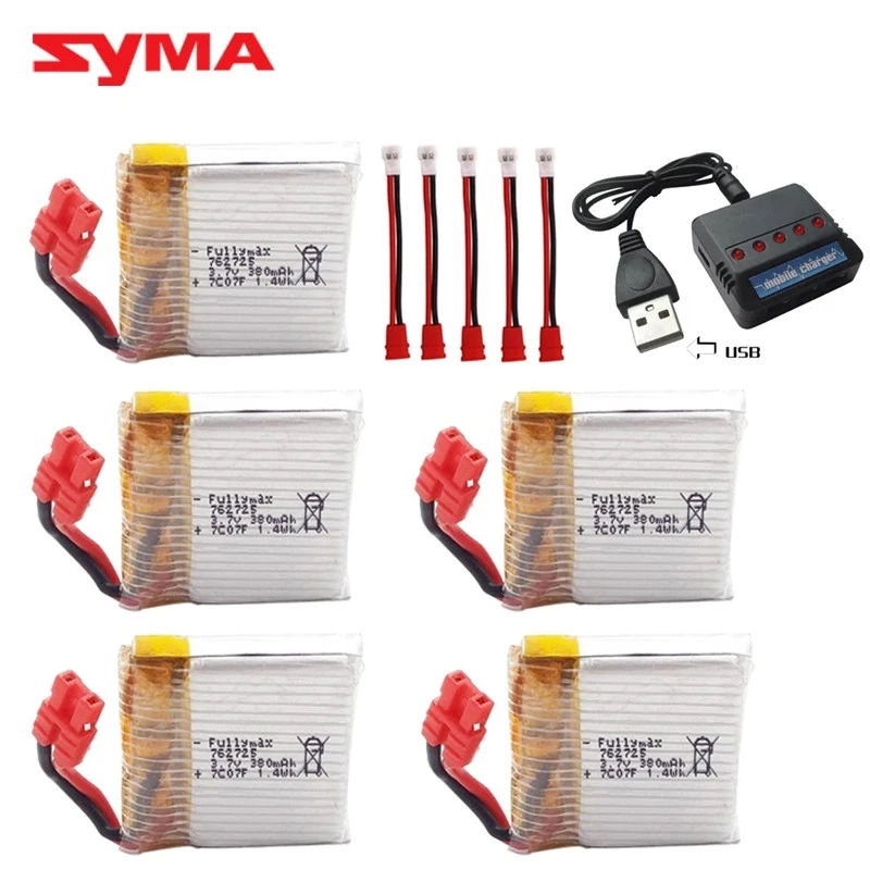 Batería SYMA X21 X26 – 380mAh Li-Po 3.7V con cargador