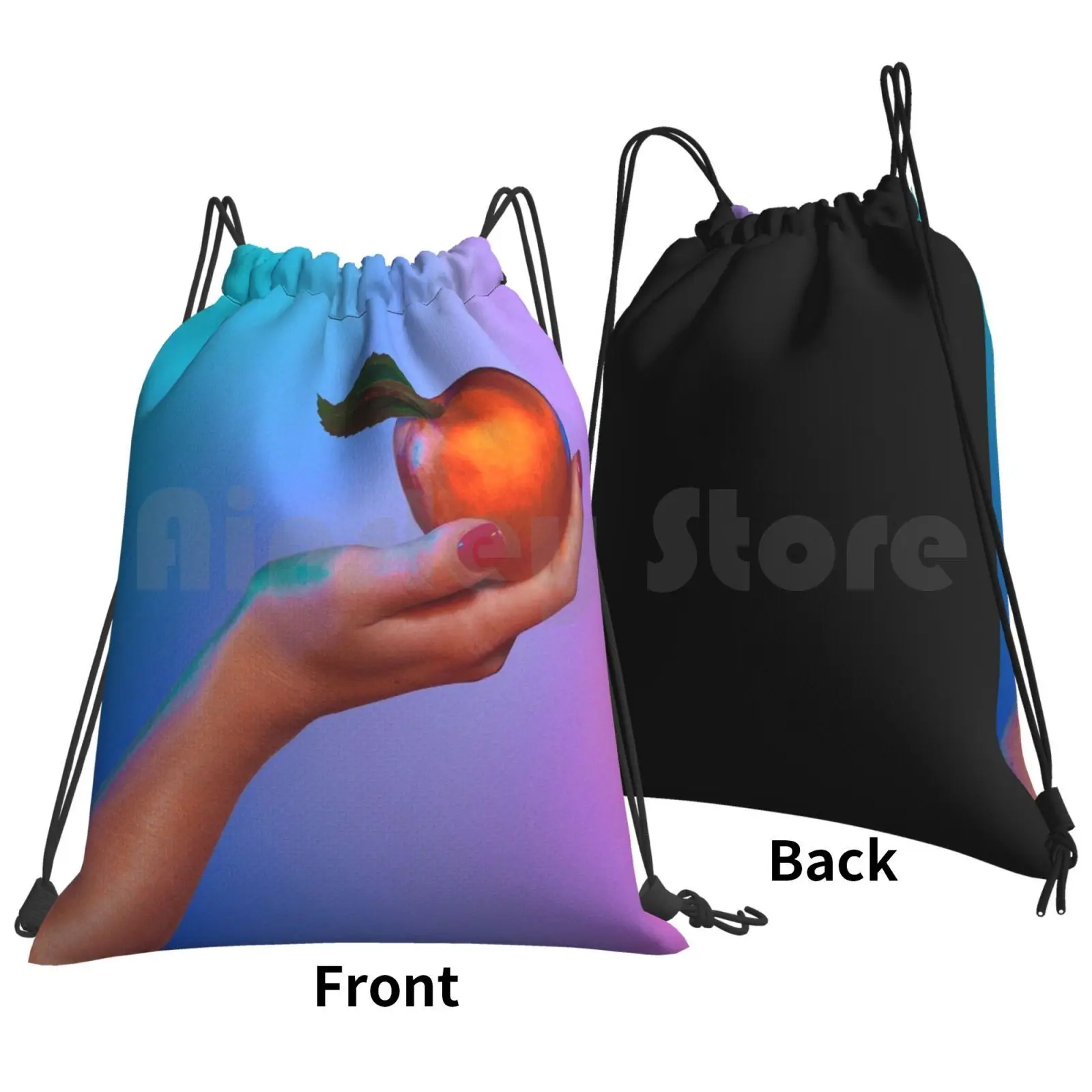 Peachy Froot Backpack Drawstring Bags Gym Bag Waterproof Marina Marina And The Diamonds Marina Mans World Froot Marina