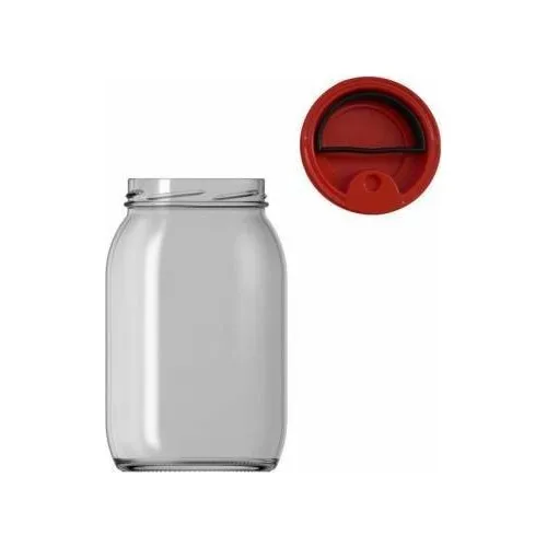 Pasabahce Glass Jar 5 lt Clamshell