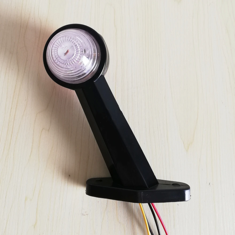 2 x anteriore cabina tetto LED bianco luci di posizione laterali e-contrassegnato lampade per camion Chassis rimorchio