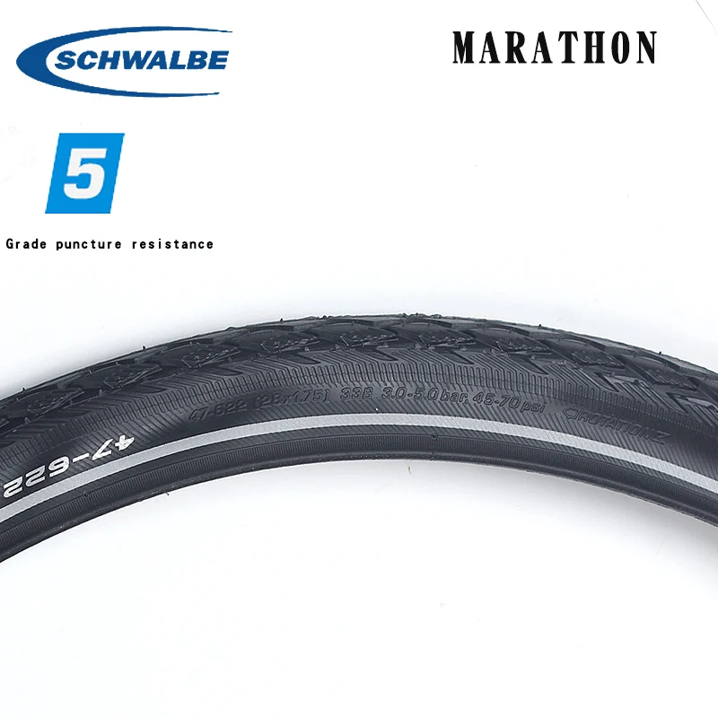 1PCS Schwalbe marathon MTB  road bicycle tire 16  20 26  inch steel wire stab proof 700C small diameter puncture resistant tire