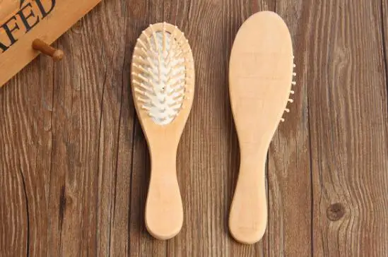 Creative new products massage health care lotus comb solid wood hair anti - static comb