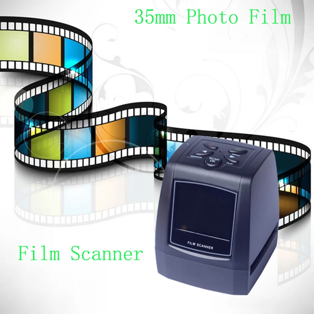 High Resolution 14MP/22MP 110 135 126KPK Super 8MM Negative Photo Scanner 35mm 2.4