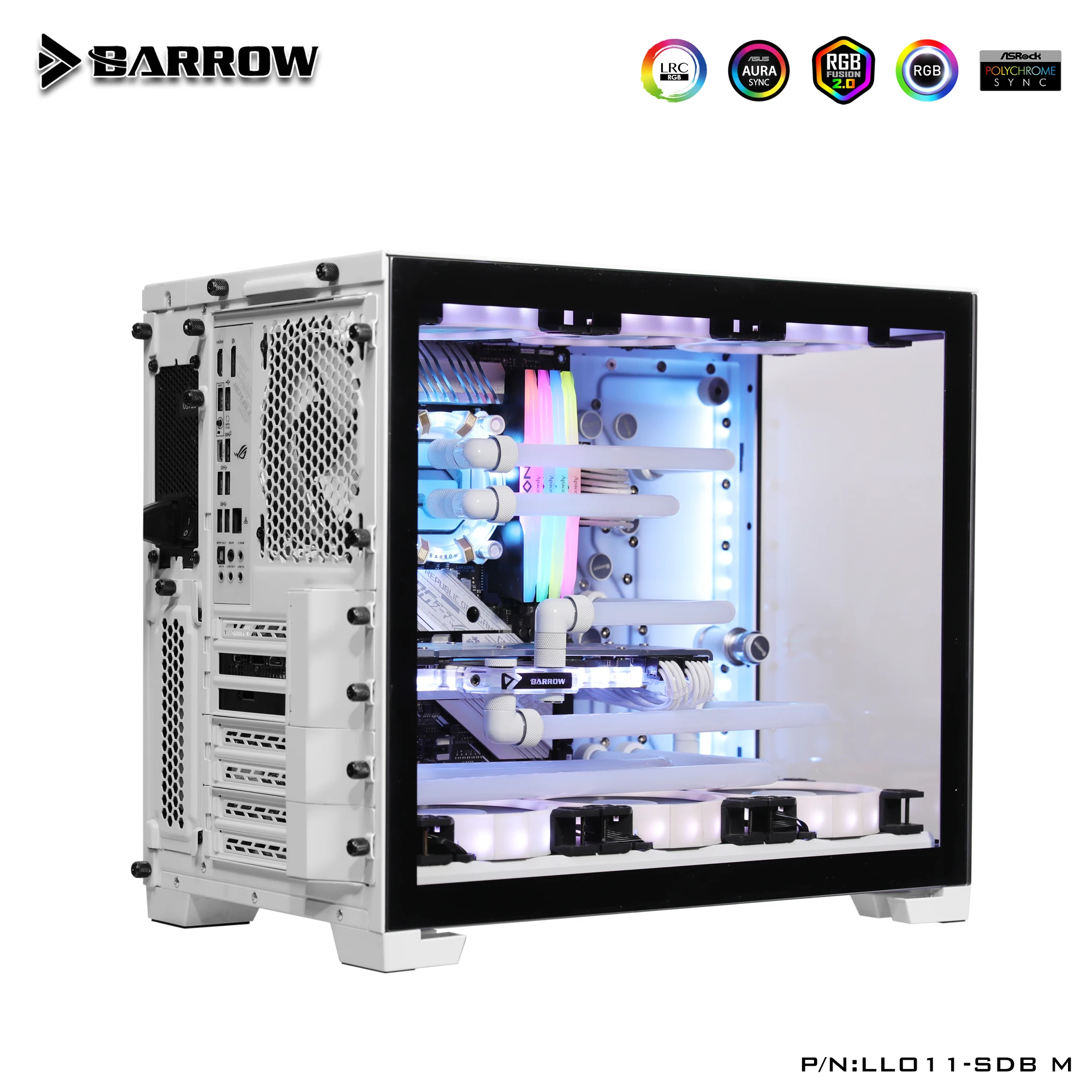 

Barrow PC water cooling water way plate for Lianli O11 MINI case guide waterway plate Aurora LLO11-SDB M