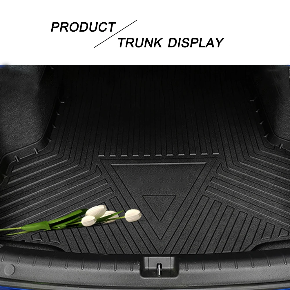 Car Trunk Protector Liner Mat For Toyota Land Cruiser 8 seats 2007-2016 TPE Waterproof Car Trunk Boot Seat Cover Cushion Trunk