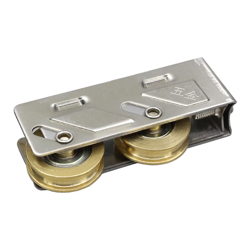 80-Type Balkon Schuifdeuren Plastic Stalen Deur Katrol Aluminiumlegering Scherm Venster Messing Wiel Mute Roller Hardware
