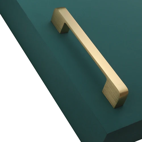 Imagen 2 del producto Pomos y tiradores de puertas modernas para puertas interiores, muebles dorados, armarios, cajones, tiradores de armario de cocina sólidos