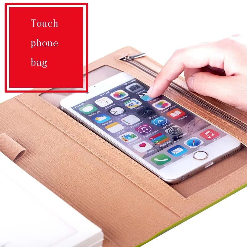 Creative Multi-function Coil Notepad, A5 Loose-Leaf Notebook, Business Gift Box Set, Hand Account Leather Case, Notebook Case