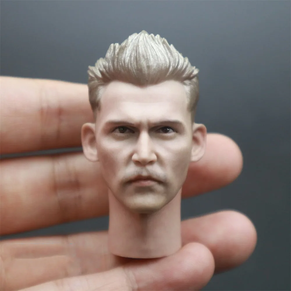 For Sale 1/6th Male Head Sculpture Of Gellert Grindelwald Villain Calm Version Model Be Suit Mostly 12inch Body Action Collect