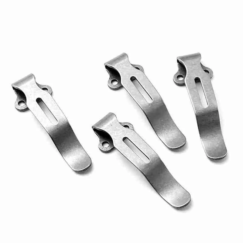 Steel Knife Folding Pocket Knife Back Clip for Butterfly Knife 535 DIY Accessories Custom Back Clip Tool 1piece