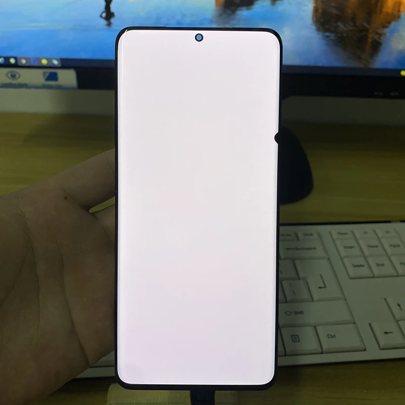 With Defect Amoled G985F LCD For Samsung S20 Plus LCD Touch Screen With Frame For S20 Plus SM- G985A G985U G986F/DS Display