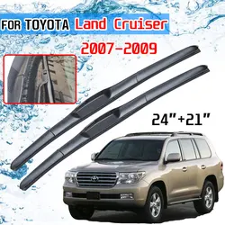 For Toyota Land Cruiser 100 / 200 J200 2007 2008 2009 Accessories Front Windscreen Wiper Blade Brushes Wipers for Car Cutter