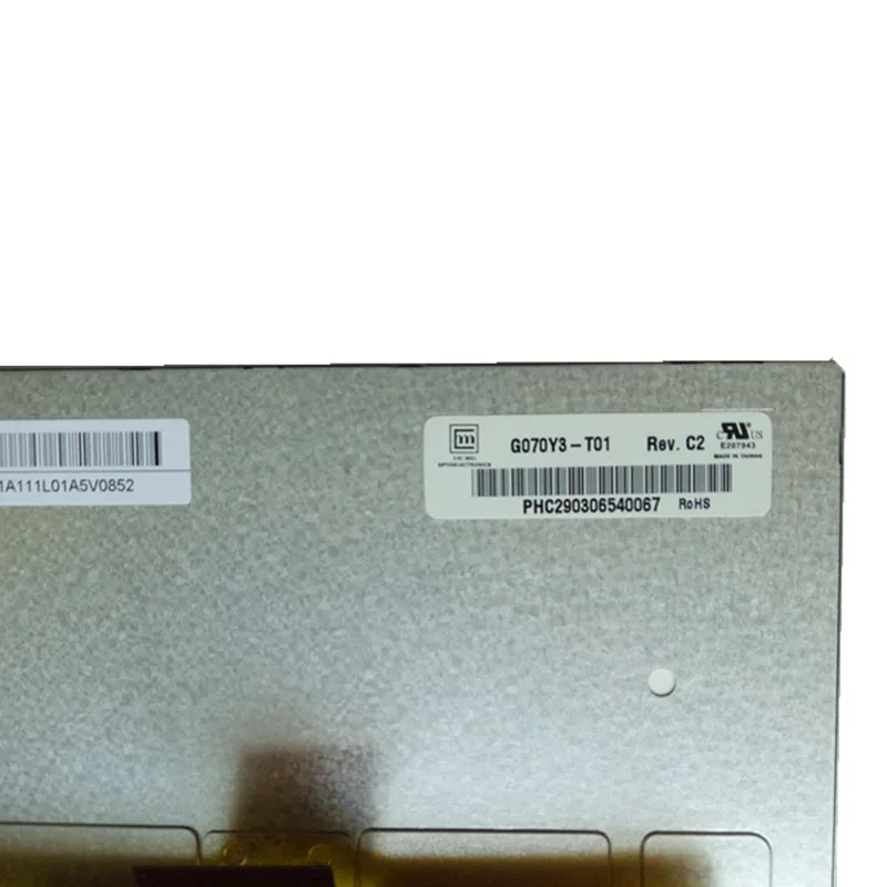 7-дюймовый ЖК-дисплей G070Y3-T01 Rev. C2 800x480, Автомобильная навигационная система, GPS, промышленное устройство управления, сенсорный дисплей