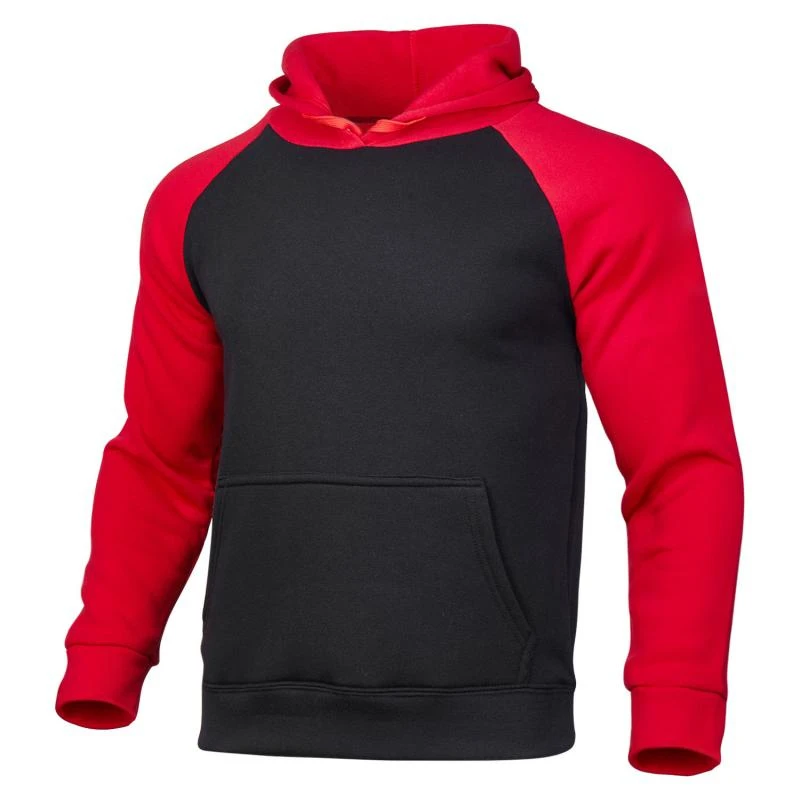 Fall/winter hit color hooded lapel pullover solid color sportswear raglan sleeve sweater