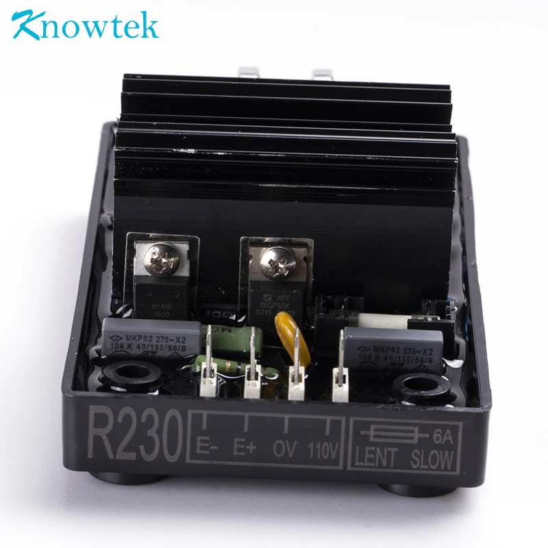 Imagem -06 - Regulador de Tensão Automático Avr R230 para Gerador Genconjunto com Regulagem de Voltagem