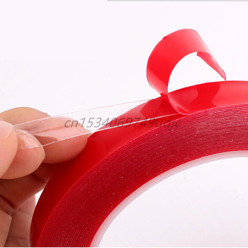 Car Double-sided Length 3M Width 5/6/8/10/12/15/20MM Strong Clear Acrylic Foam Adhesive Sided Adhesive Tape Car Sticker