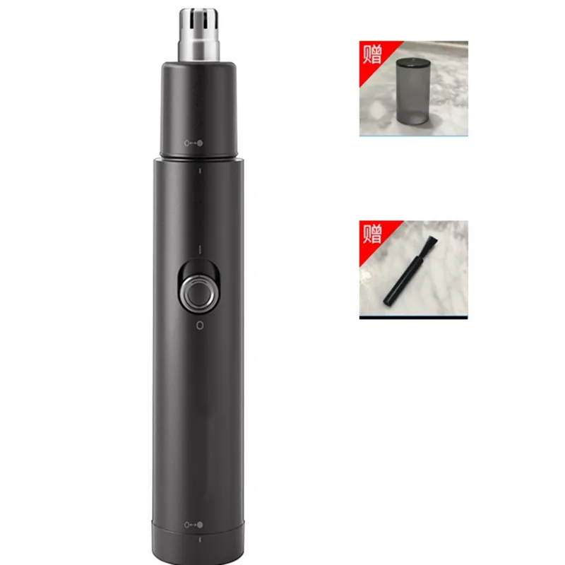 ミニポータブル電動鼻毛トリマーの鼻の毛シェーバー男性女性耳顔毛トリマーかみそり除去シェービング鼻トリマー