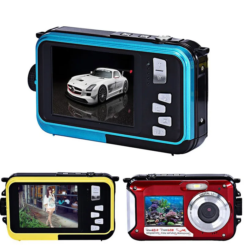 

48 Million Pixel Dual-Screen Underwater Waterproof High-Definition Digital Camera Point-And-Shoot Digital Camera Vlog Camera