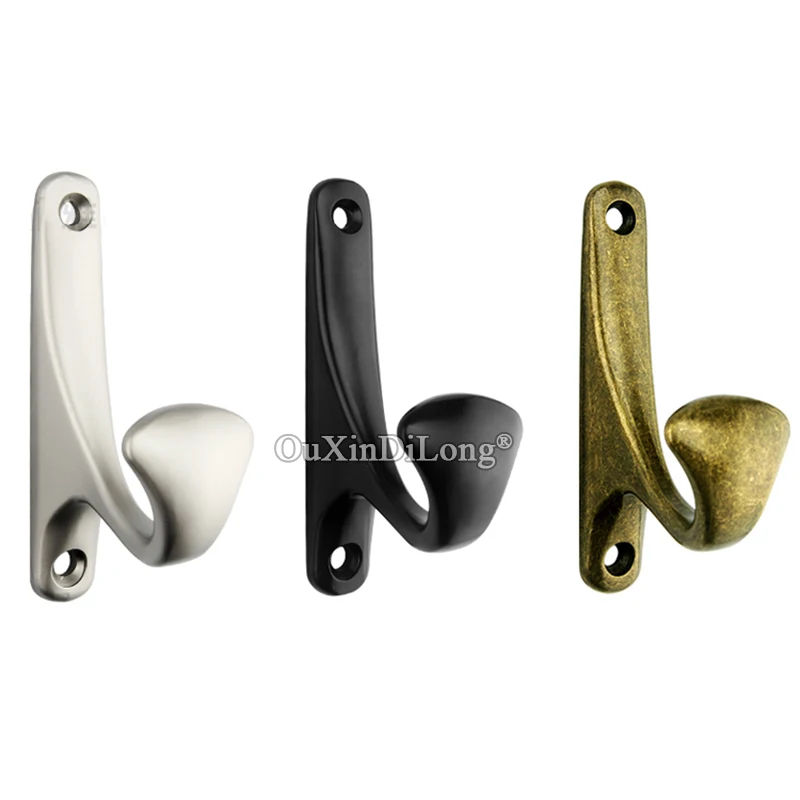 Stunning Designed 10PCS European Solid Zinc Alloy Robe Hooks Coat Hat Hook Key Bag Hook Clothes Robe Hangers