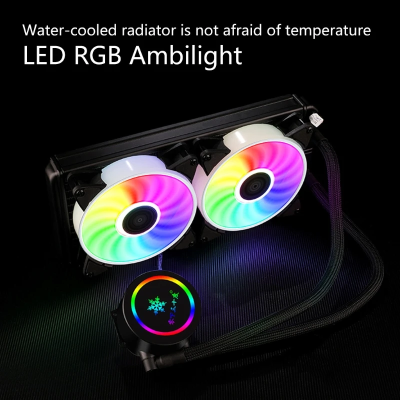 120Mm/240Mm Cho Chất Lỏng Nước Làm Mát RGB Tản Nhiệt Tích Hợp CPU Tản Nhiệt Cho Socket LGA 1150 1151 1155 AM3 + AM4