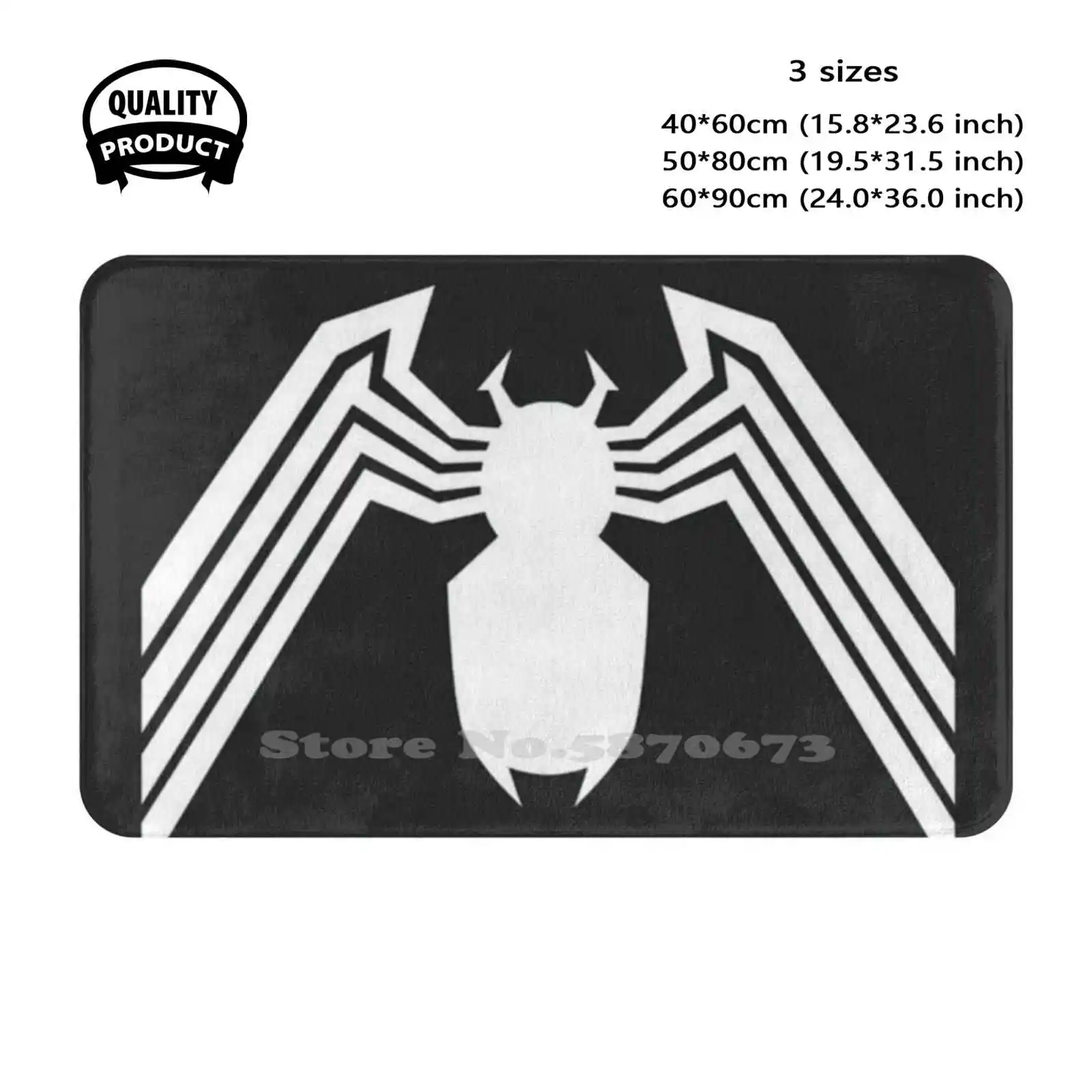 Soft Cushion Home Carpet Door Mat Car Rug Superhero Villain Spider