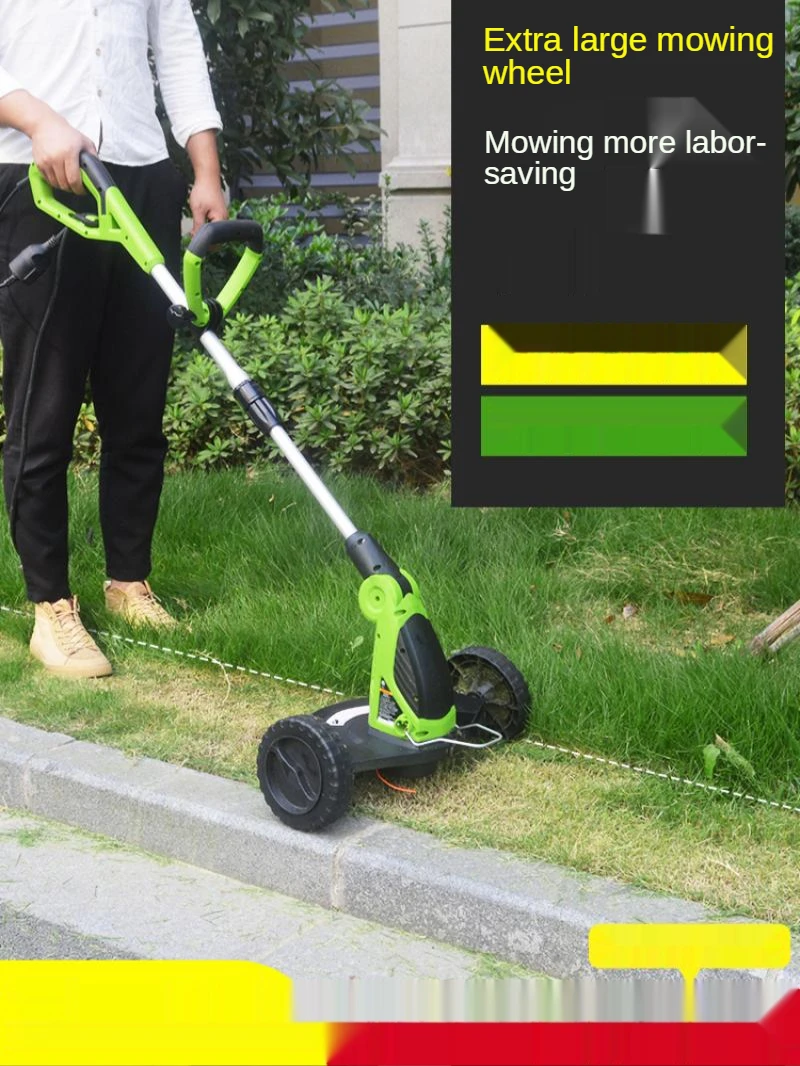 220V 800W Electric Lawn Mower Lawn Trimming Machine Small Household Plug-In Lawn Mower Lawn Machine
