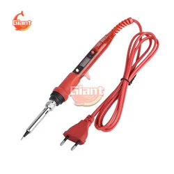 908S Adjustable Temperature Solder Iron With Quality Soldering Iron Tips and Kits JCD 220V 80W LCD Electric Soldering Iron