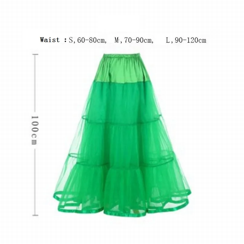 Long Slip Women Puffy Skirt Bridal White Petticoat Tulle Underskirt Crinolines for Wedding Dress Halka Vestido De Novia