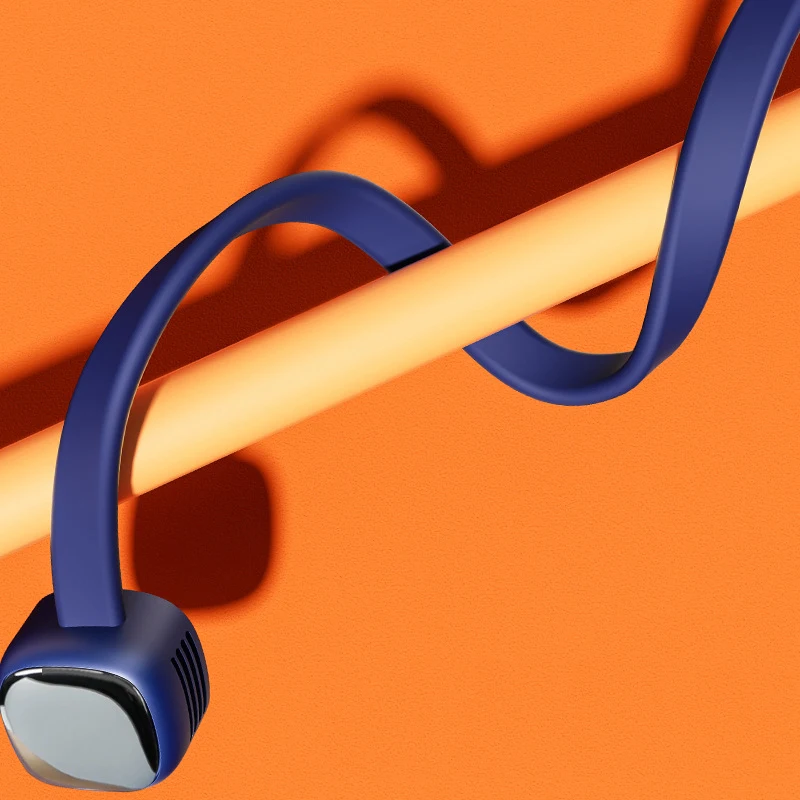 2021 Xiaomi Usb ชาร์จแบบพกพา Leafless พัดลมขนาดเล็กสำนักงานนักเรียนกีฬากลางแจ้งแขวนคอพัดลม KC Certification