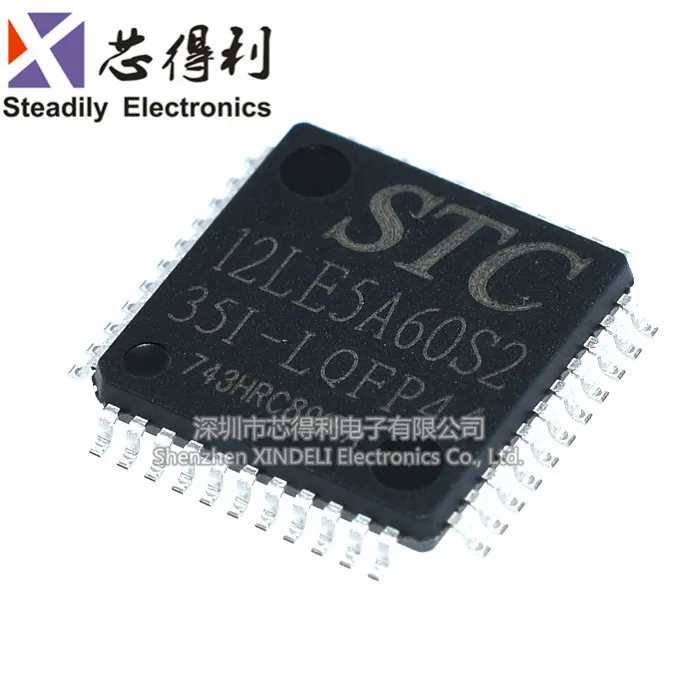 10pcs/lot Original STC STC12LE5A60S2-35I-LQFP44G Single Chip Microcomputer