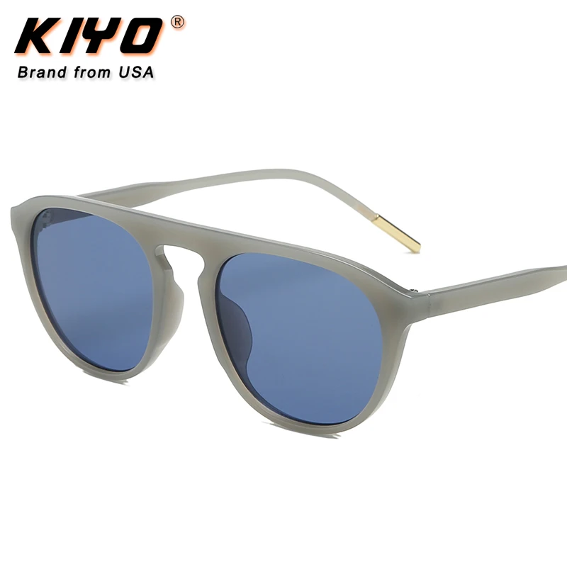 KIYO Brand 2020 New Women Men Round Sunglasses PC Classic Sun Glasses High Quality UV400 Driving Eyewear 3829