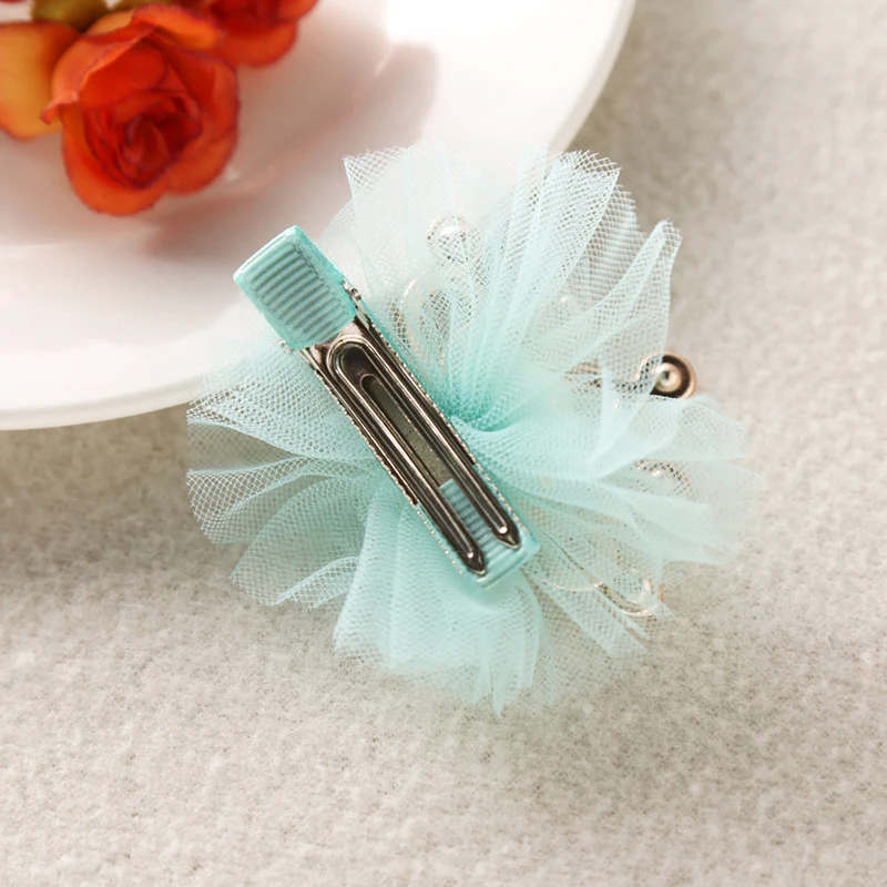 2pcs/lot Baby Girls Princess Crown Hair Clip Flower Bud Hairpins Headwear Hair Accessories