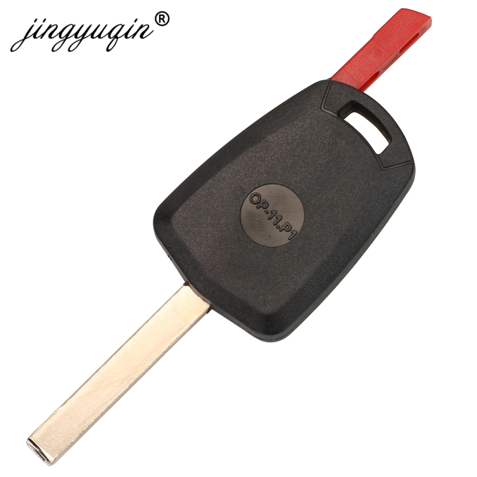 jingyuqin 10x Transponder Car Key Shell For Chevrolet AVEO Vauxhall Opel Camaro Cruze Equinox Impala Malibu Sonic Fob Case