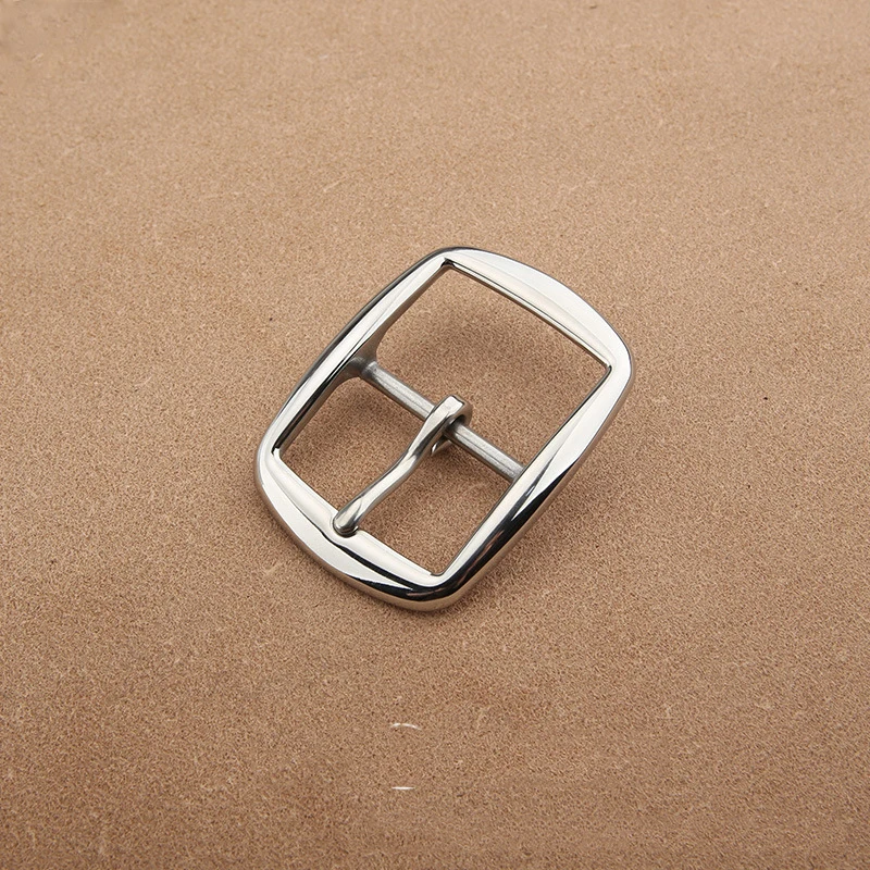 1pcs Stainless Steel 35mm Belt Buckle End Bar Heel bar Buckle Single Pin Heavy-duty For 32mm-34mm Belts Leather Craft Accessory