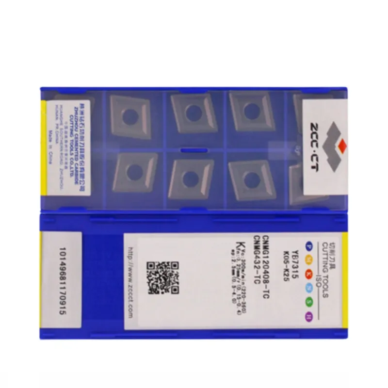 10ชิ้น YBD152C CNMG120408-TC / CNMG120412-TC CNC คาร์ไบด์เครื่องมือตัดแบบแทรกสำหรับกลึงหัวใบมีดสำหรับเหล็กหล่อ