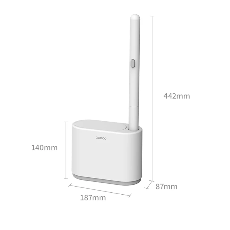 Youpim escova de toalete descartável doméstica fixado na parede pode jogado sem cantos mortos cleaningtoilet escova acessórios do banheiro