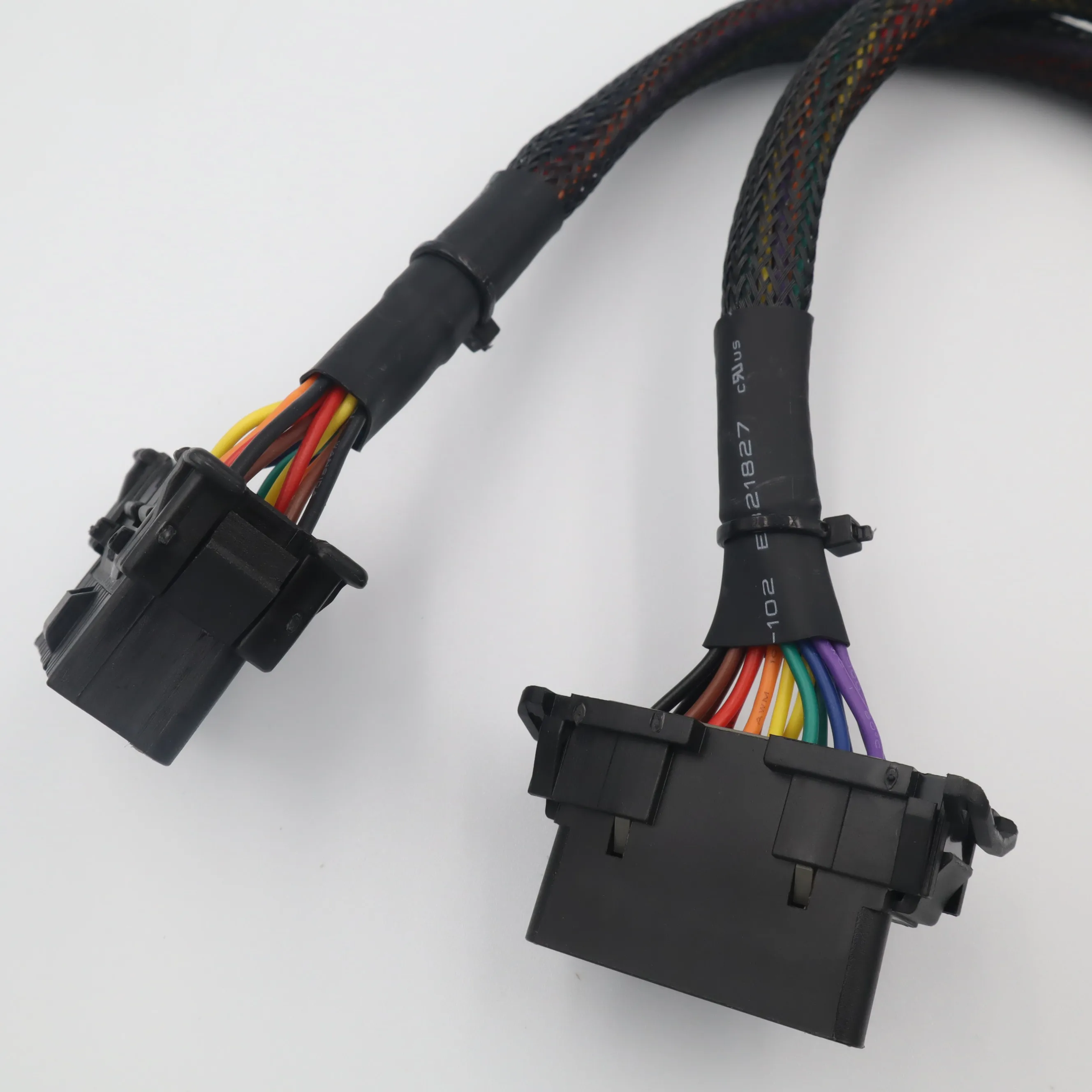 FINETRIP-Cable de extensión OBD2 macho a 2 hembra, Conector de conversión de conexión de ordenador de coche, divisor, 30CM, 2 en 1, para elm327