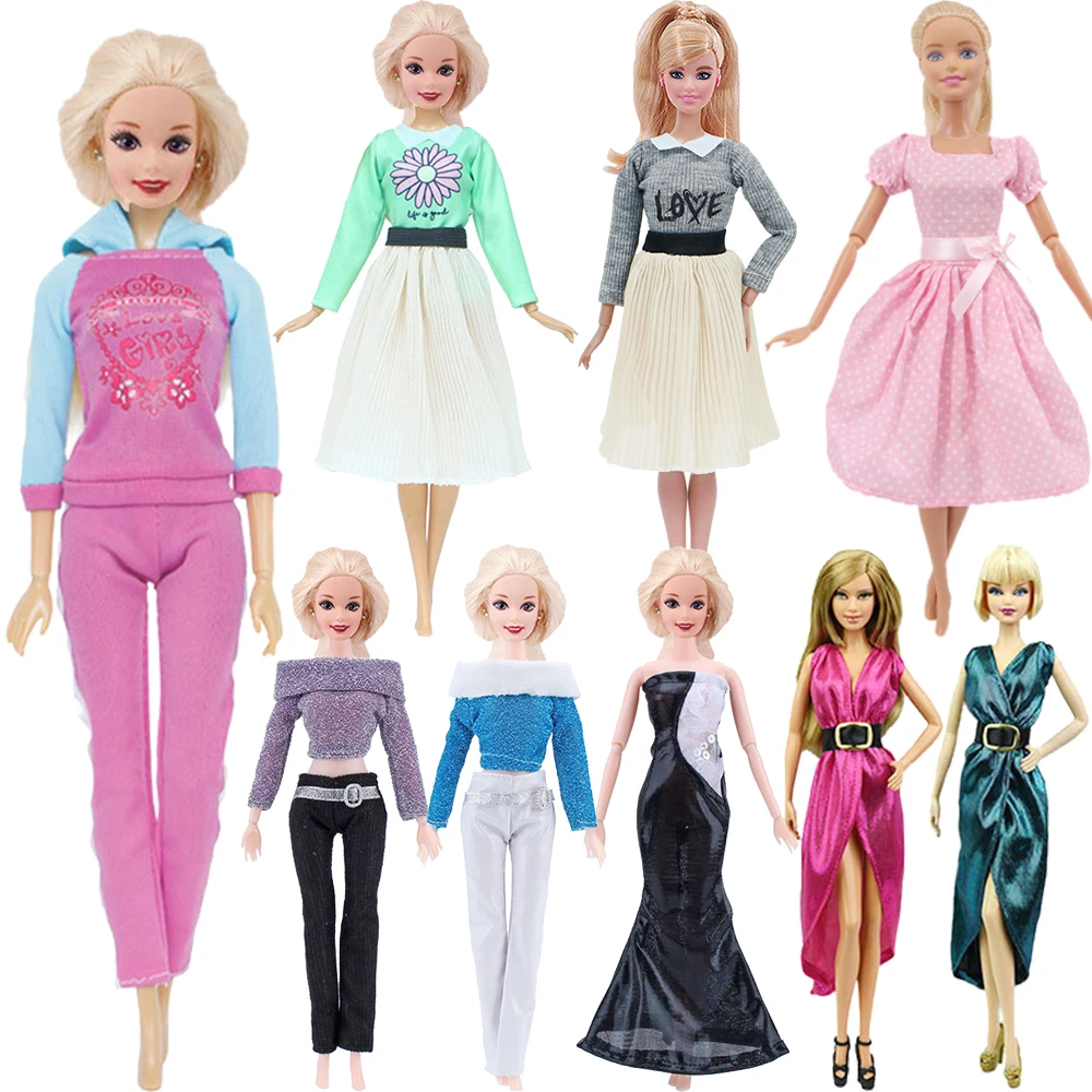 1 Barbies Đầm + 1 Giày Đeo Cho 11.8 Inch Barbie Quần Áo Accesorios Giày, Đồ Chơi Cho Bé Gái, quà Tặng Sinh Nhật