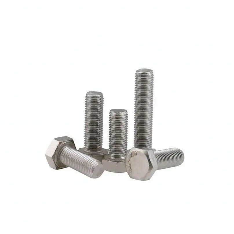 M4 M5 M6 M8 M10 acciaio inossidabile 304 viti esagonali bullone esagonale DIN933 per macchine elettriche costruzione ruote