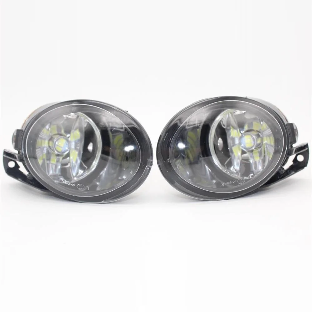 Car LED Lights For VW Passat B6 Sedan Wagon 2006 2007 2008 2009 2010 2011 Car-styling Front Fog Light Fog Lamp With LED Bulbs