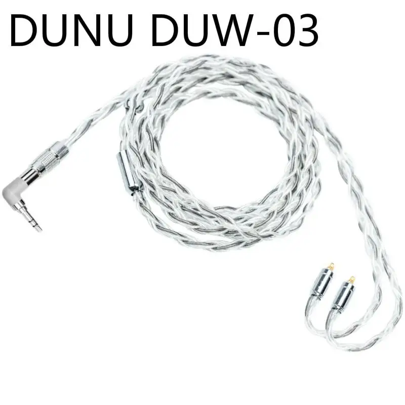 DUNU DUW-03/DUW03 8-core weave composed of high-purity OCC silver-plated copper Litz wire/ original cable of Studio SA6