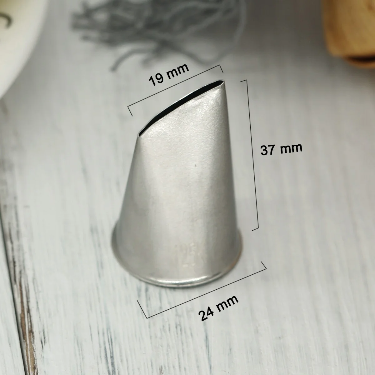 Rose Petal Piping Nozzle Korean Bean Paste Flower Icing Tips For Cake Cupcake Decorating Stainless Steel